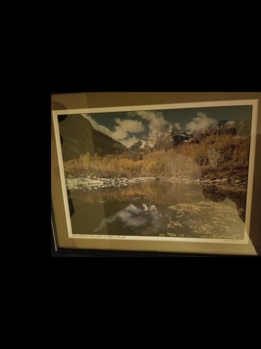 Beautifully framed,signed /numbered pictureby Steve Tohari colorado photographer